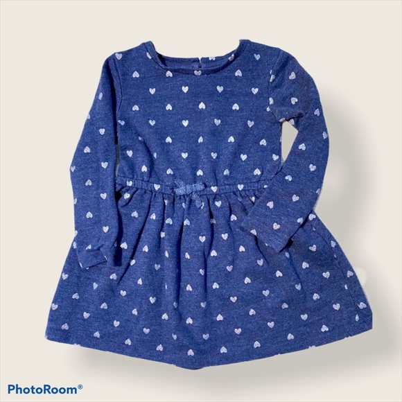 Joe Fresh Kids navy blue with hearts - Picture 1 of 3